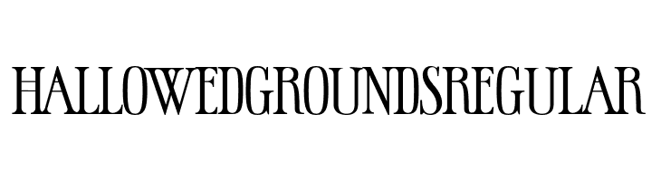 HallowedGroundsRegular  Frei Schriftart Herunterladen