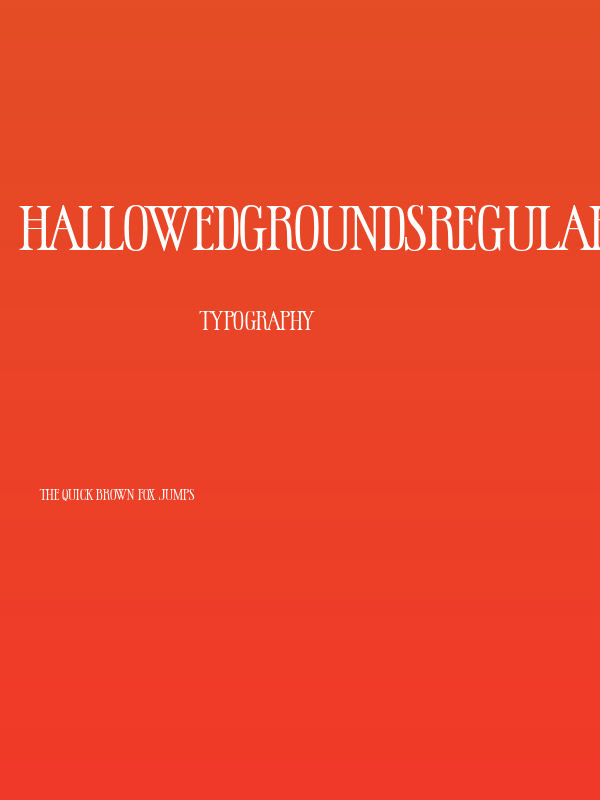HallowedGroundsRegular Poster