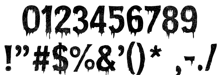 Halloweek Font OTHER CHARS