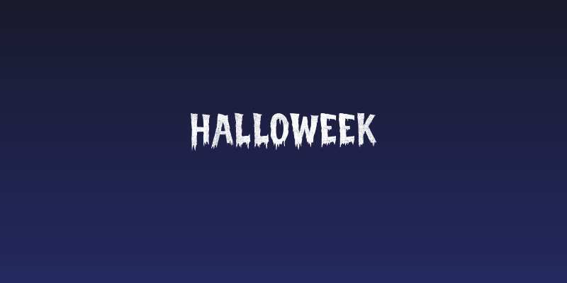 Halloweek Social Header