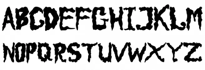 Halloween Before Christmas Polices MAJUSCULES