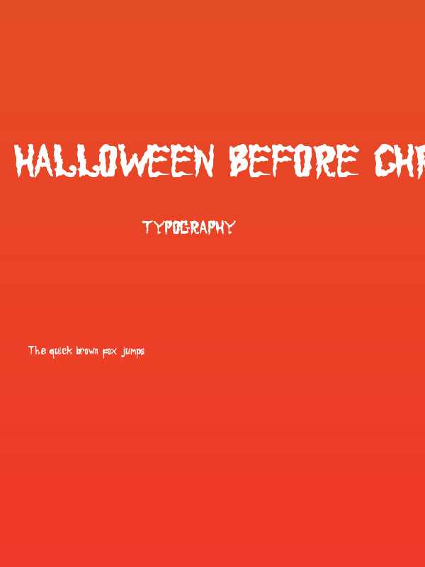Halloween Before Christmas Poster