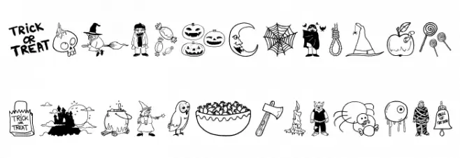 Halloween Bell_PersonalUseOnly Font LOWERCASE