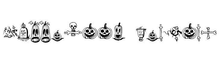 Halloween Borders  フリーフォントのダウンロード