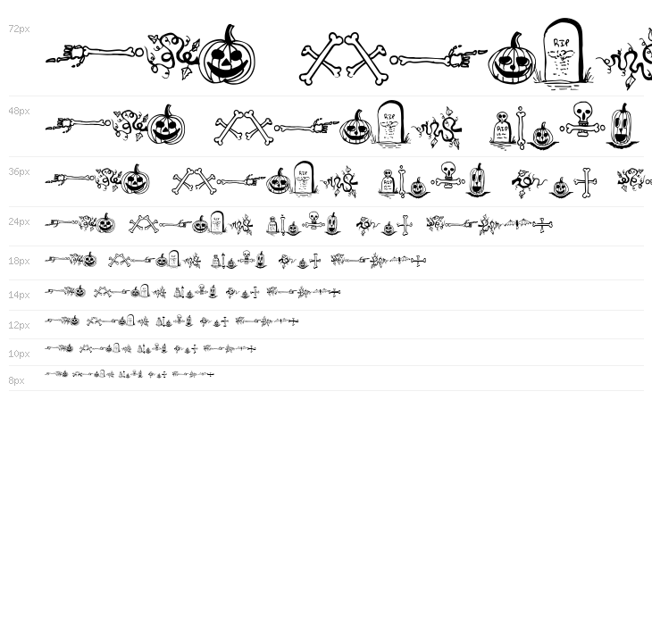 Halloween Borders Waterfall