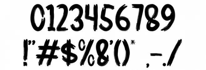 Halloween Day Font OTHER CHARS