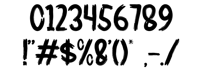 Halloween Day Font OTHER CHARS