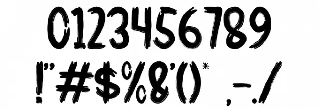 Halloween Day Font OTHER CHARS