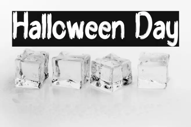 Halloween Day Font examples