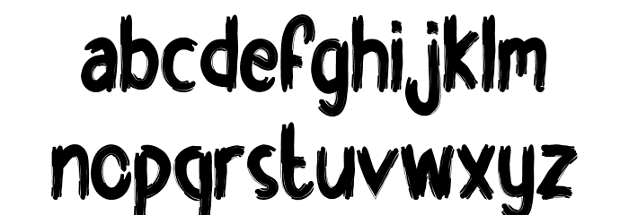 Halloween Day Font LOWERCASE