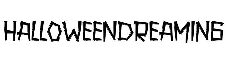 Halloween Dreaming  les polices de caractères gratuit tlcharger