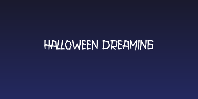 Halloween Dreaming Social Header