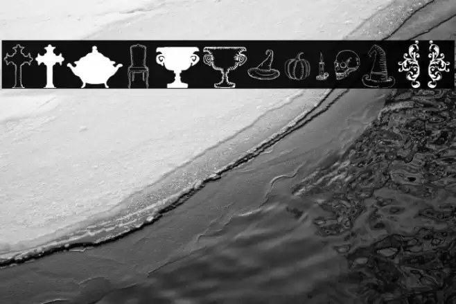 Halloween Dreams Doodles Font examples