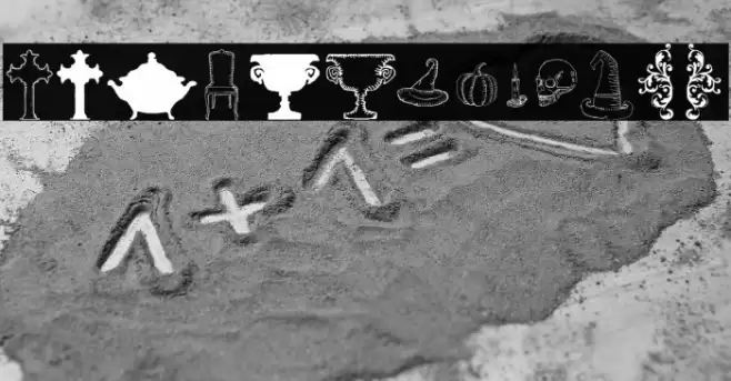 Halloween Dreams Doodles Font examples