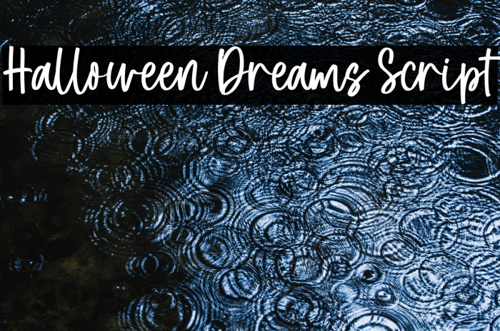 Halloween Dreams Script Example 3