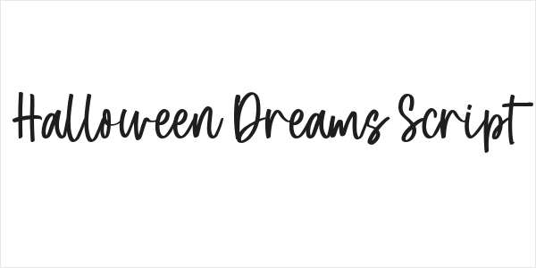 Halloween Dreams Script Logo