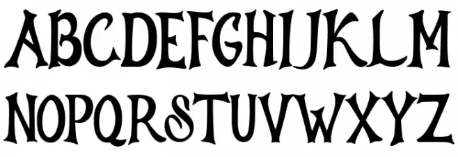 Halloween Emotions Demo Regular Font LOWERCASE