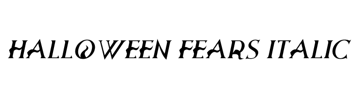 Halloween Fears Italic  لخطوط تنزيل