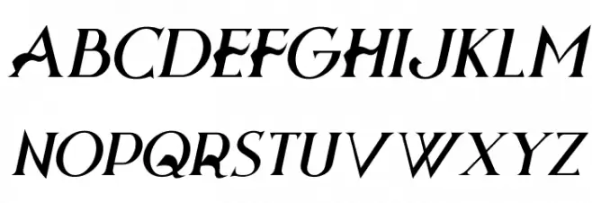 Halloween Fears Italic Fuentes MAYÚSCULAS