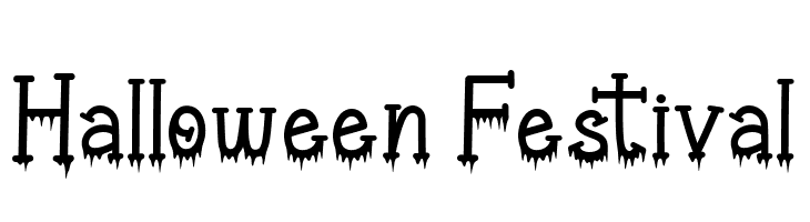 Halloween Festival  Free Fonts Download