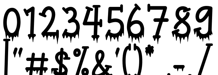 Halloween Festival Font OTHER CHARS