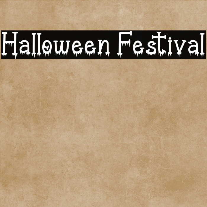 Halloween Festival Example 2