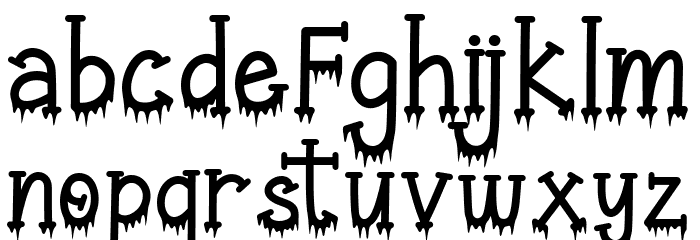 Halloween Festival Font LOWERCASE