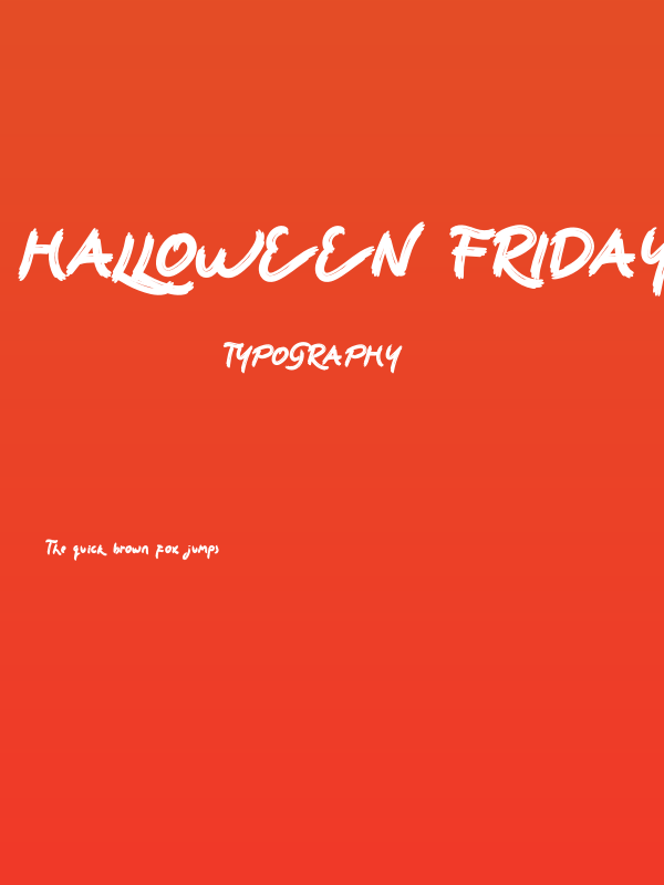 Halloween Fridays Poster