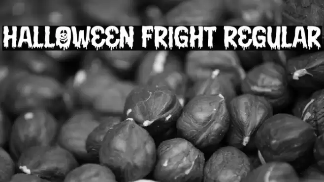 Halloween Fright Regular Font examples
