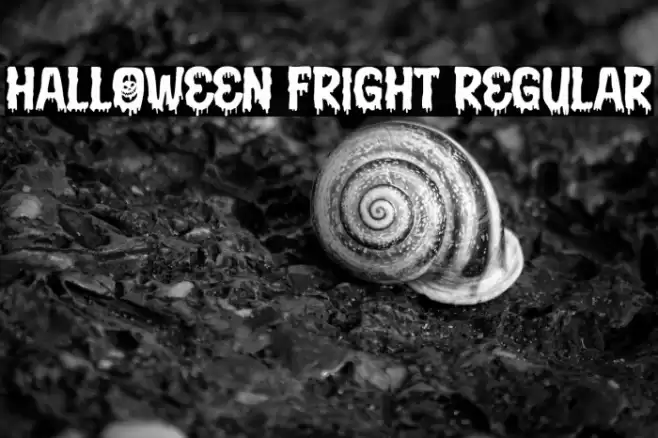 Halloween Fright Regular Font examples