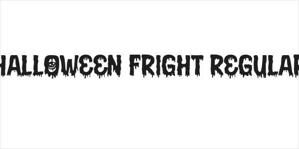 Halloween Fright Regular Logo