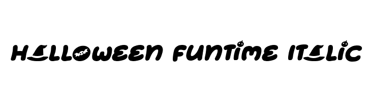Halloween Funtime Italic  免费字体下载