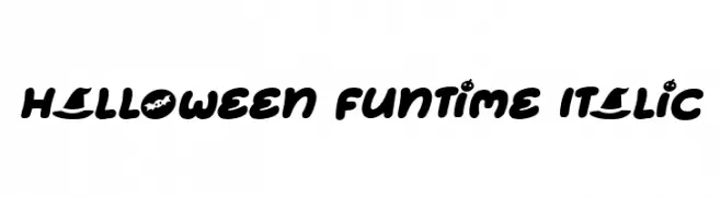 Halloween Funtime Italic  免费字体下载
