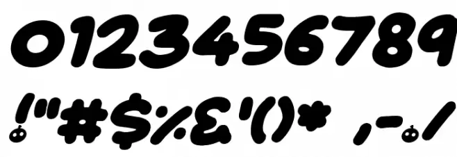 Halloween Funtime Italic Font OTHER CHARS