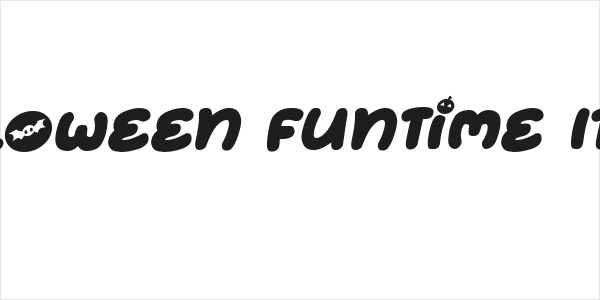 Halloween Funtime Italic Logo