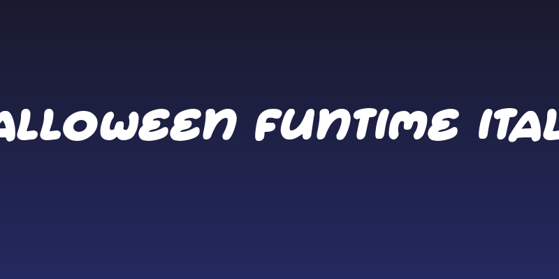 Halloween Funtime Italic Social Header
