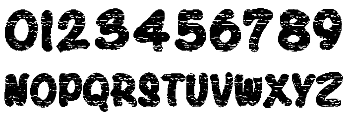 Halloween Grunge Schriftart Anderer Schreiben
