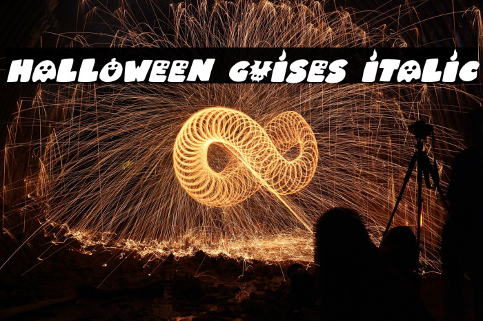 Halloween Guises Italic Example 3