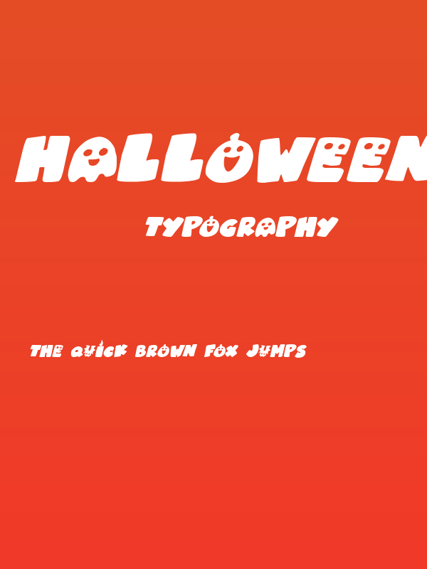 Halloween Guises Italic Poster