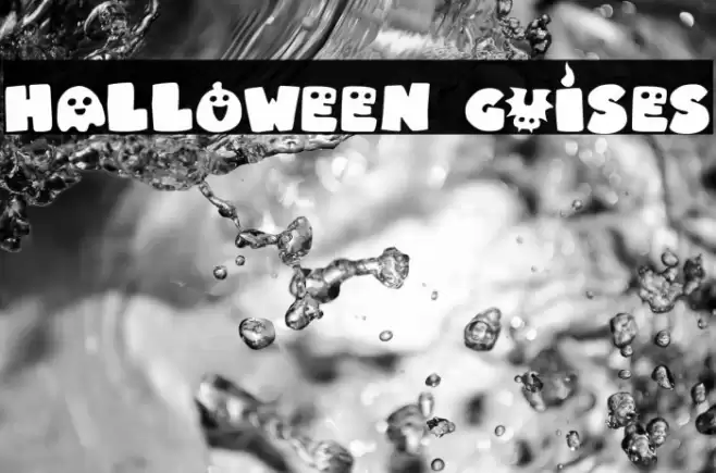 Halloween Guises Schriftart examples
