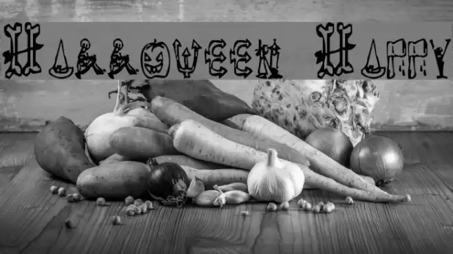 Halloween Happy Font examples