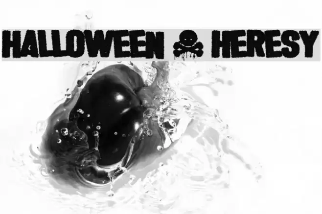 Halloween * Heresy Font examples