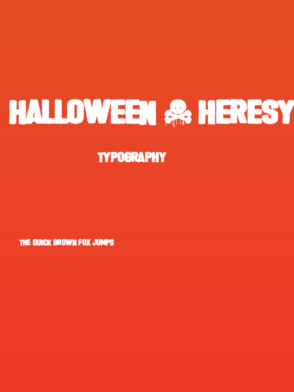 Halloween * Heresy Poster