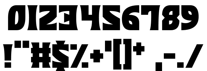 Halloween Hex Font OTHER CHARS