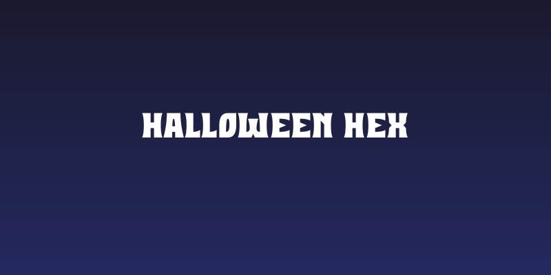 Halloween Hex Social Header
