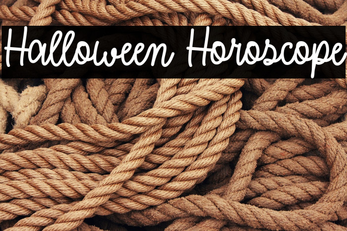 Halloween Horoscope Example 3