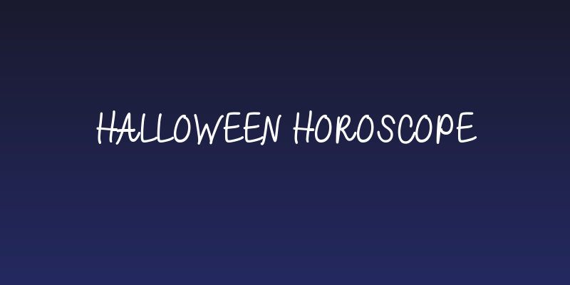 Halloween Horoscope Social Header