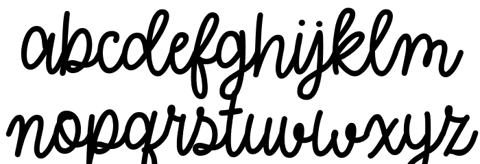 Halloween Horoscope Font LOWERCASE