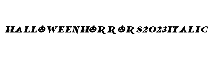Halloween Horrors 2023 Italic  Fuentes Gratis Descargar