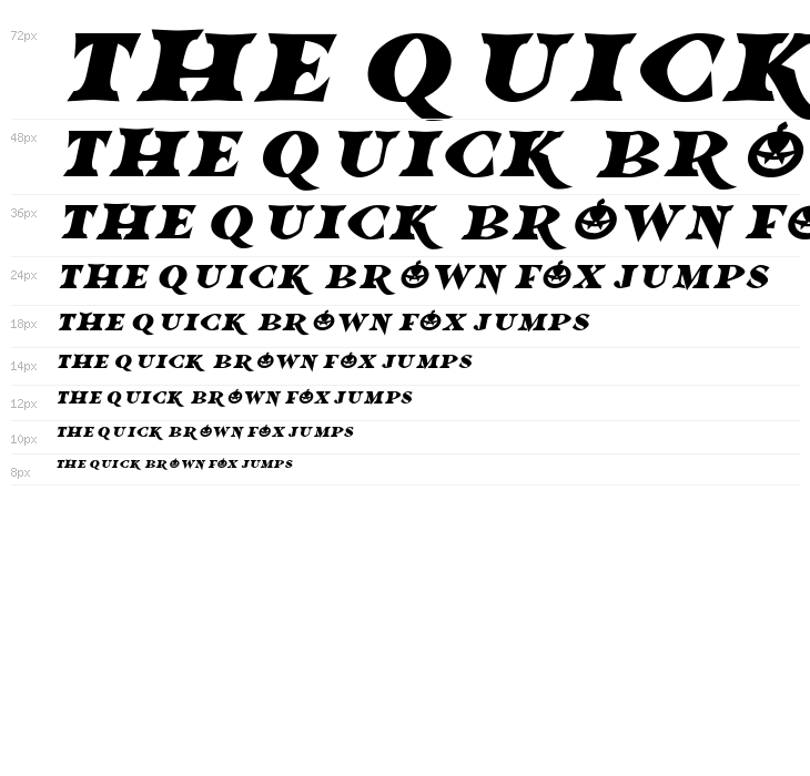 Halloween Horrors 2023 Italic Waterfall